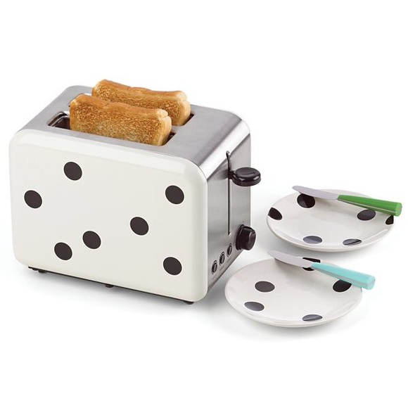 🚨SALE Kate Spade New York Deco Dot Toaster - Picture 7 of 8